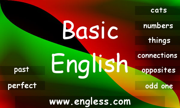 Basic English Menu